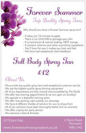 Spray Tan Worcester Spray Tans Worcester Spray Tanning Worcester
