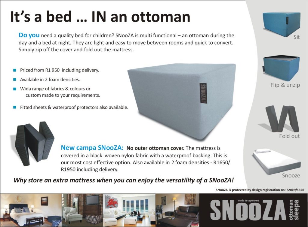 SNooZA ottoman sleepa Hout bay, Hout Bay, 7806