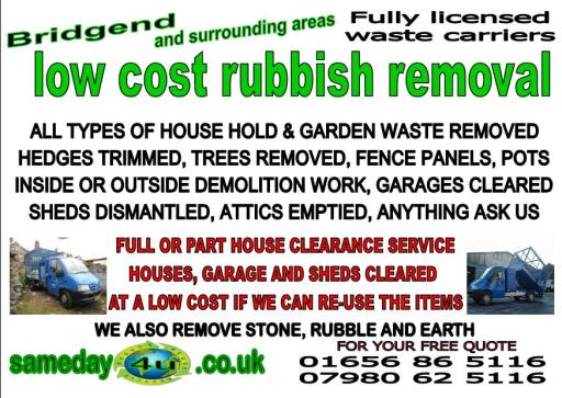 waste clearance bridgend