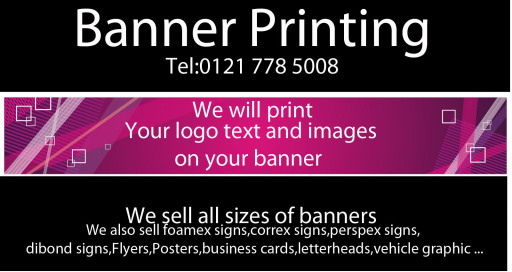 Banner Printers Birmingham-London-Manchester UK
