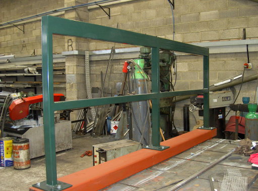 Small section of 150m bespoke handrailing