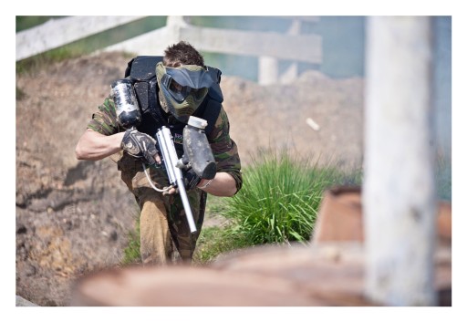 Tactical Paintball Player