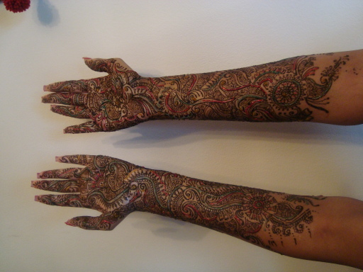 Bridal mehndi