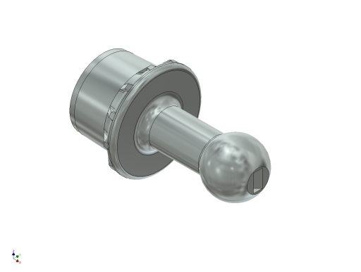 Superior attachment for gas strut in bonnets &amp; tailgate applications