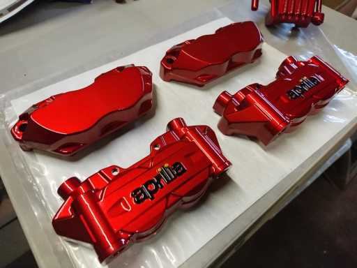 Custom painted calipers