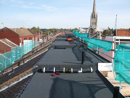 RG-Felt roofing