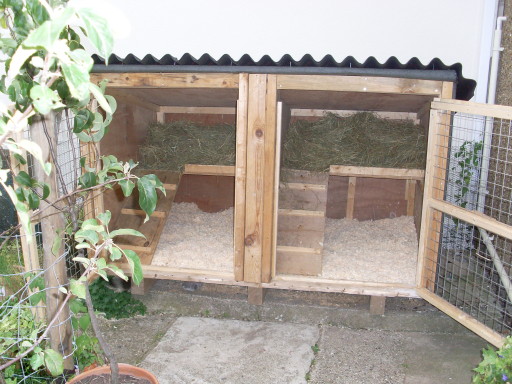 Double tiered weather proofed Hutch to order