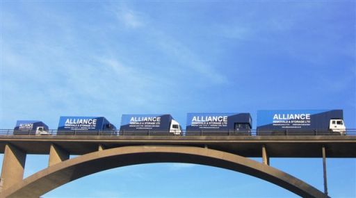 Alliance Removals fleet.