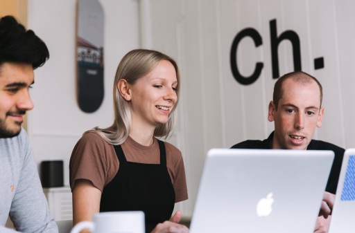 The Chaptr Team - Working on Bespoke Web Design