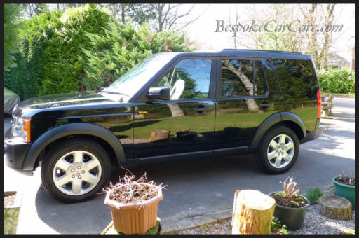 Bespoke detail on Landrover useing nanolex