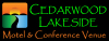 Cedarwood Lakeside Motel Logo