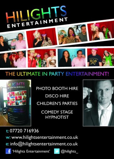 All the services Hilights Entertainment and Photo Booth hire offer...