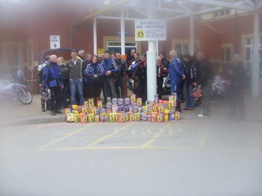Easter egg run to the local childrens hospital