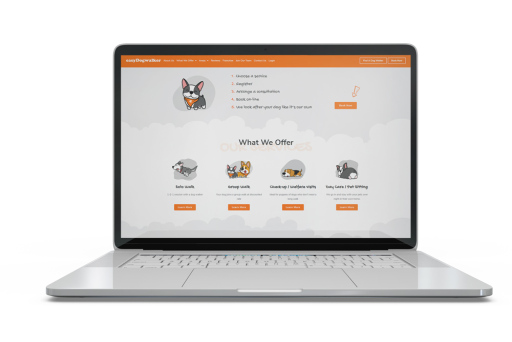 Wordpress website for EasyDogWalker