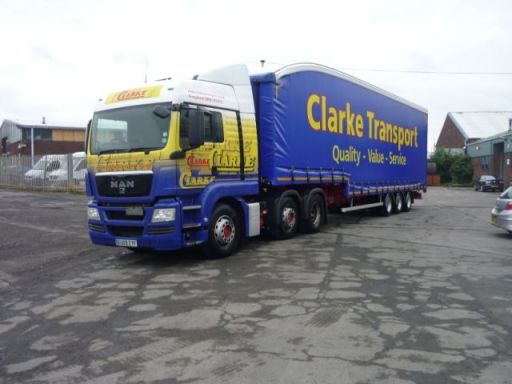 New look New trailer Clarke Transport