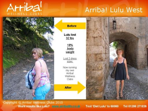 Arriba Weight Loss : Lulu loses over 2 stone!