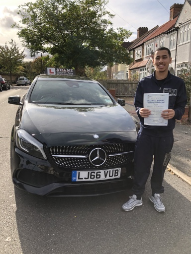 Passed 1st time in West Wickham 