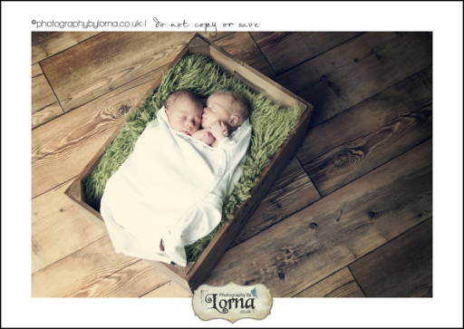 Newborn Baby Twins - Photography In Your Home