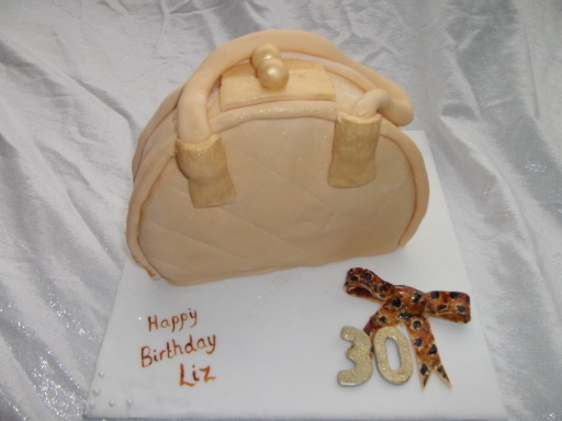 Handbag celebration cake