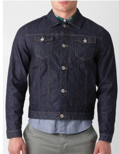 Black Washed Denim Jacket