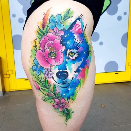 water color tattoo 
