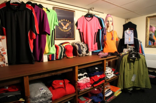 Royale Leisurewear's sample shop can help you choose the right workplace clothing options for you.