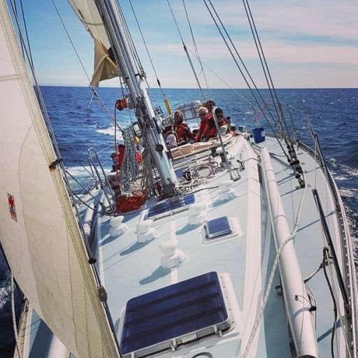 Under full sail - Destination the Isles of Scilly!! Summer 2016