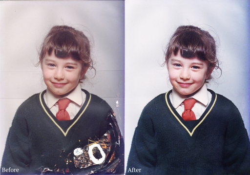 Restoration commission, before/ after
