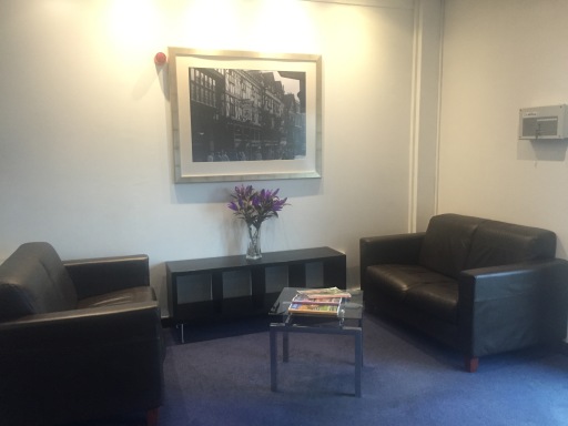 Our comfy reception/waiting area
