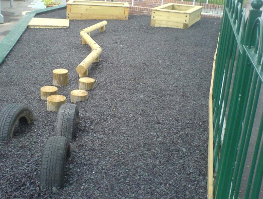 Rubber mulch