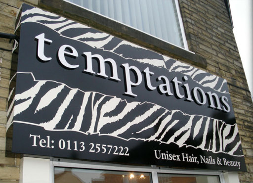 Shop sign in Horsforth, Leeds
