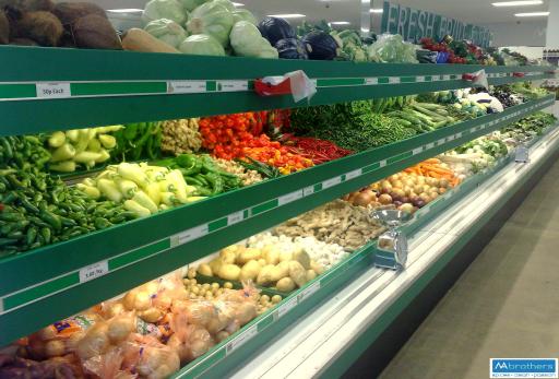 our fresh vegetables section