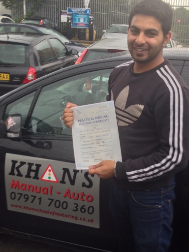 Passed 1st time in Croydon 