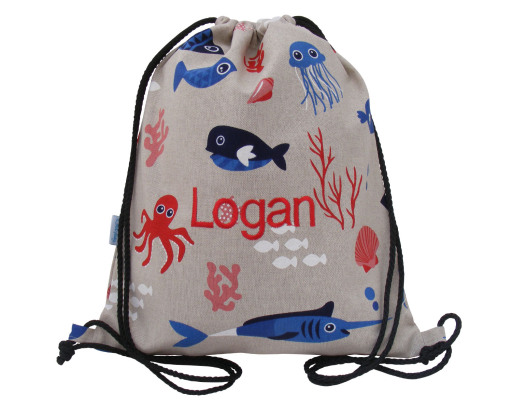 Personalised swim bag for kids - Under the sea