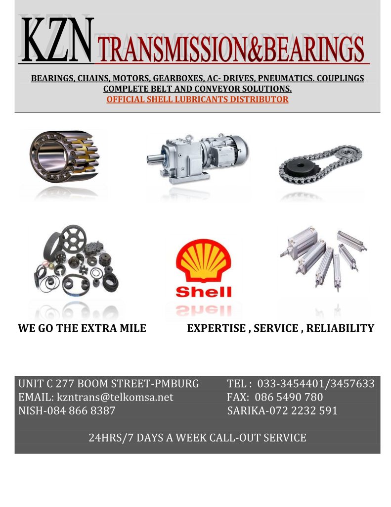 KZN BEARINGS AND TRANSMISSION 277 BOOM STREET, Pietermaritzburg, 3200