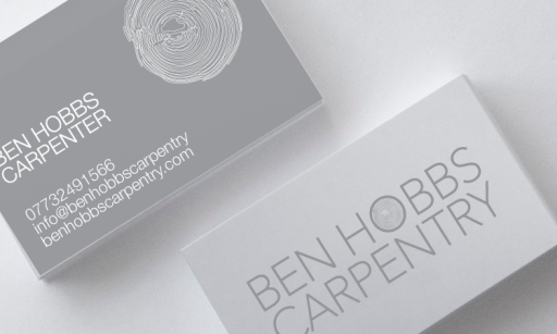 Business Card Design for Ben Hobbs Carpentry