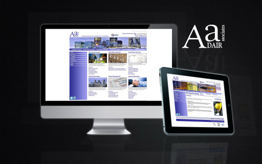 Website design for Adair Associates