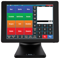 SAM4S Titan POS terminal with CES Software