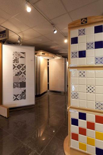 Inside Collinson Tiles Showroom, Bristol
