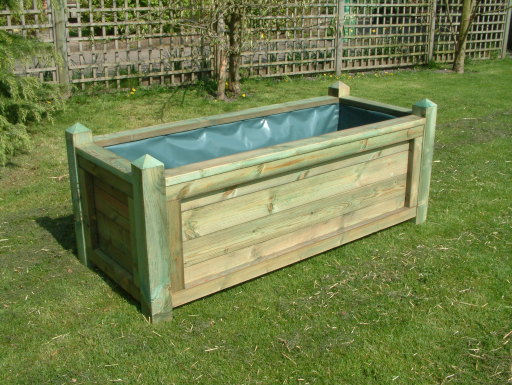 Wooden Planters, Street furniture,