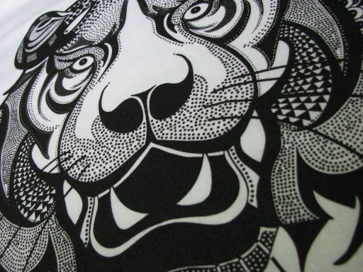 Details of 1 colour black print