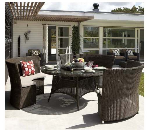 Cheltenham Round All Weather Wicker Set