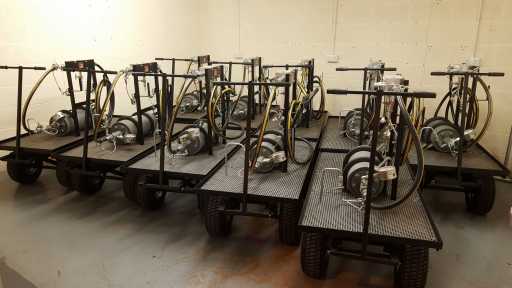 air receiver trolleys