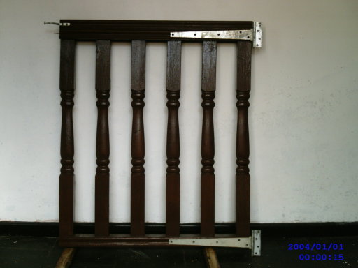 all restained to a chesnut brown. good quality timber. with 6 by 2