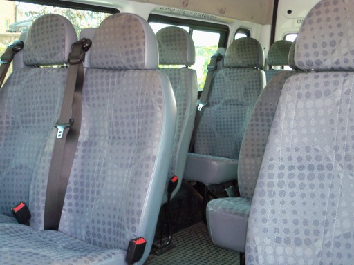 16 seater full 3 point seatbelts