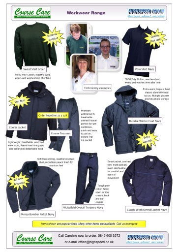Workwear &amp; Protective Clothing