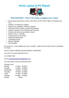 Hertz Laptop and PC Repairs