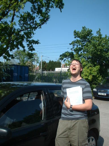 One very happy man.