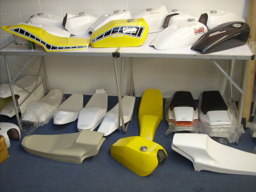 Cafe Racer / Flattracker parts in stock here .