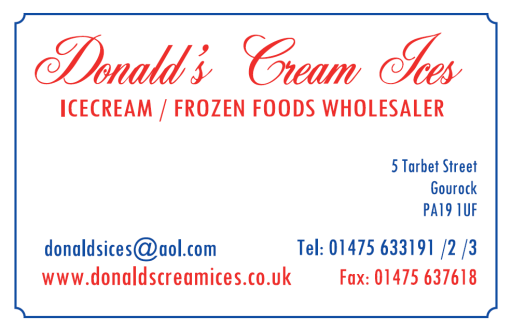 Donalds Cream Ices